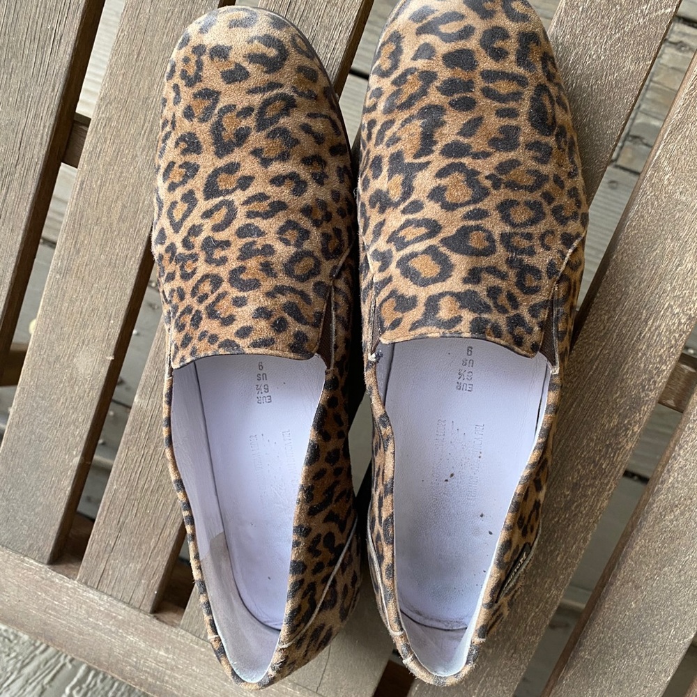 Mephisto Leopard Print Flats 9 Euc - image 3